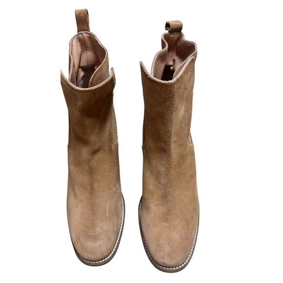 Rachel Comey Suede Bootie in Tan NWOB Size 10 - Picture 1 of 6